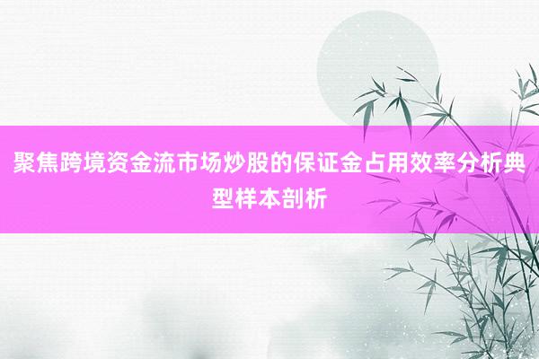 聚焦跨境资金流市场炒股的保证金占用效率分析典型样本剖析